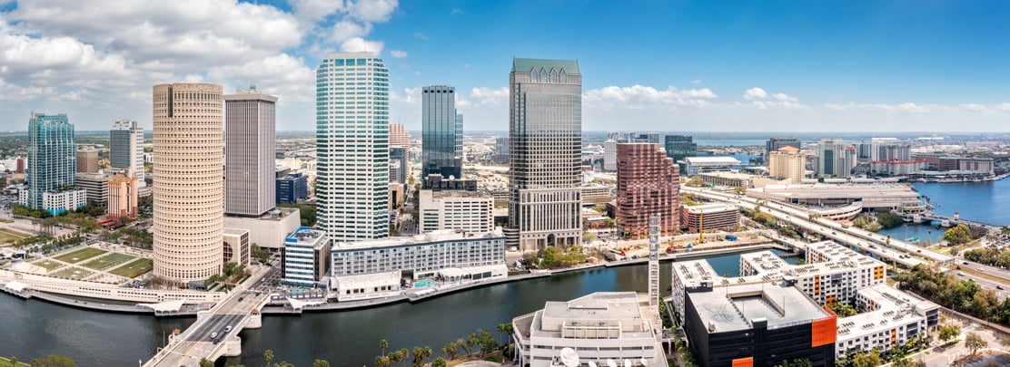 tampa skyline downtown tampa skyline
