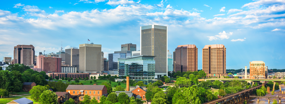 richmond skyline downtown richmond skyline